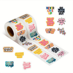 500 Positive & Motivational Stickers Waterproof Vinyl Decals