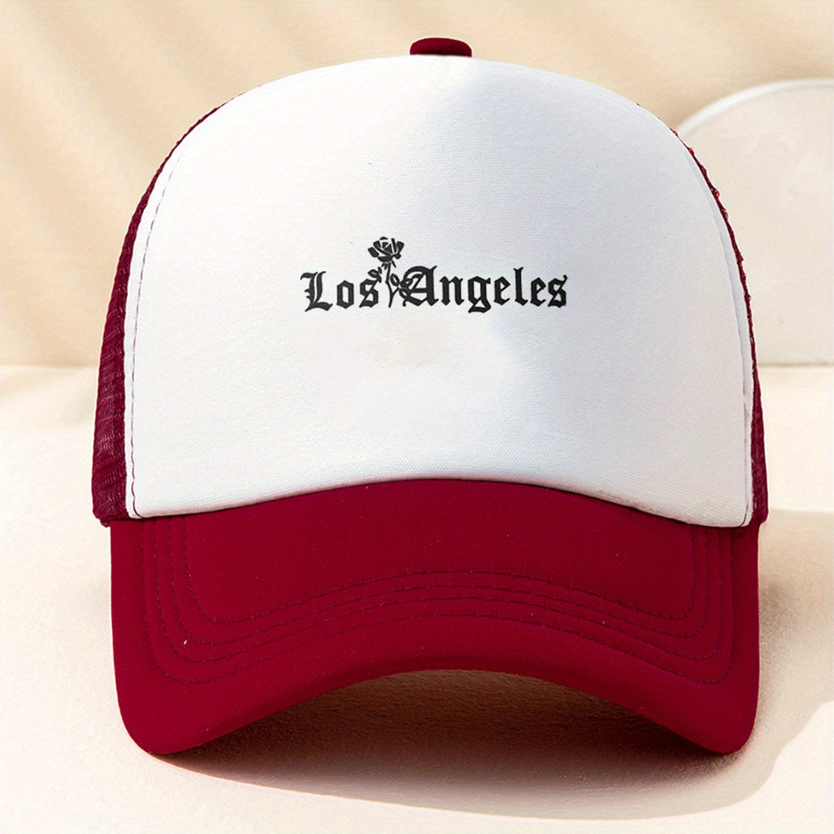 LOS ANGELES Trucker Hats Block Baseball Mesh Dad Hats