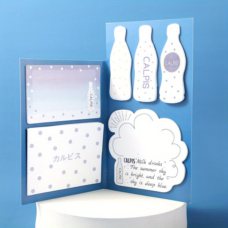 6 Styles Sticky Notes Set 120 Sheets Multifunctional Stationery Gift