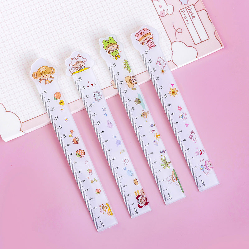 Cute Cartoon Drawing Ruler for Crafts and Art