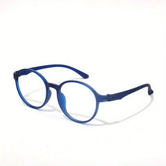 Men's Round Frame Reading Glasses Ultra Light Casual Eyeglasses