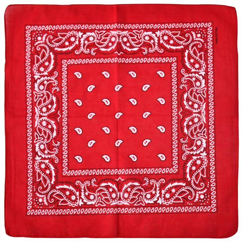 Cashew Print Multifunctional Square Scarf Bandana Neck Gaiter Headband