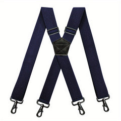 Heavy Duty Suspenders For Men Work Outdoor Motorbiking Skiing