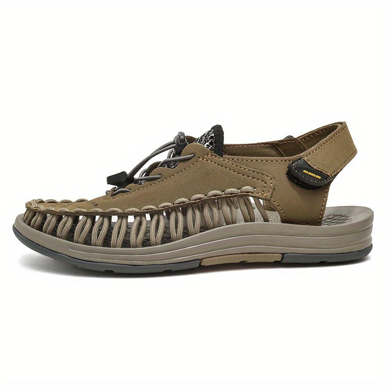 Men's Lightweight Closed Toe Sandals with Anti-Skid Sole