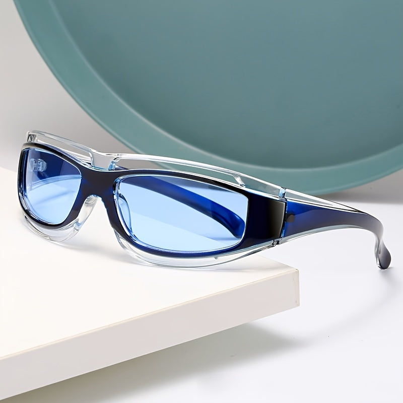 Wrap Around Sport Sunglasses Boho Y2K Clout Goggles For Women Men Sun Glasses