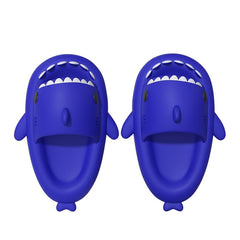 QYA Novelty Shark Slippers Cloud Slides Couple Anime Lightweight Non Slip Shoes