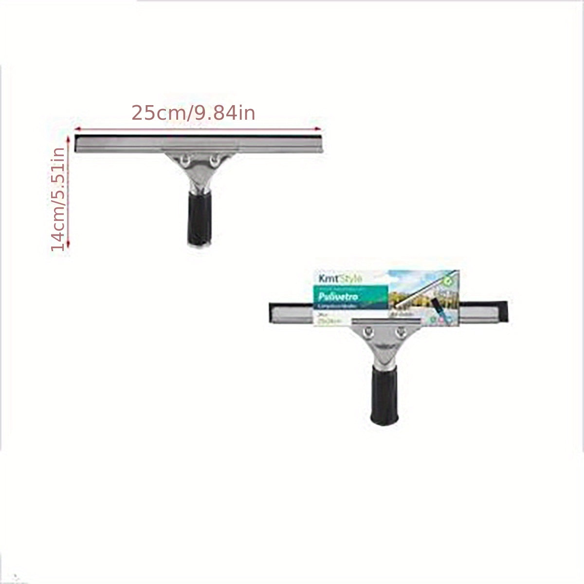 Stainless Steel Shower Squeegee Window Glass Wiper