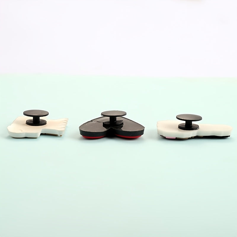 6pcs Space Shuttle Pattern Charms Shoes Slippers Decoration Accessories