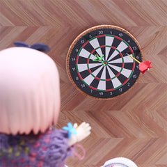 Dart Flying Disc Model Ornament for Dollhouse Sports Decor