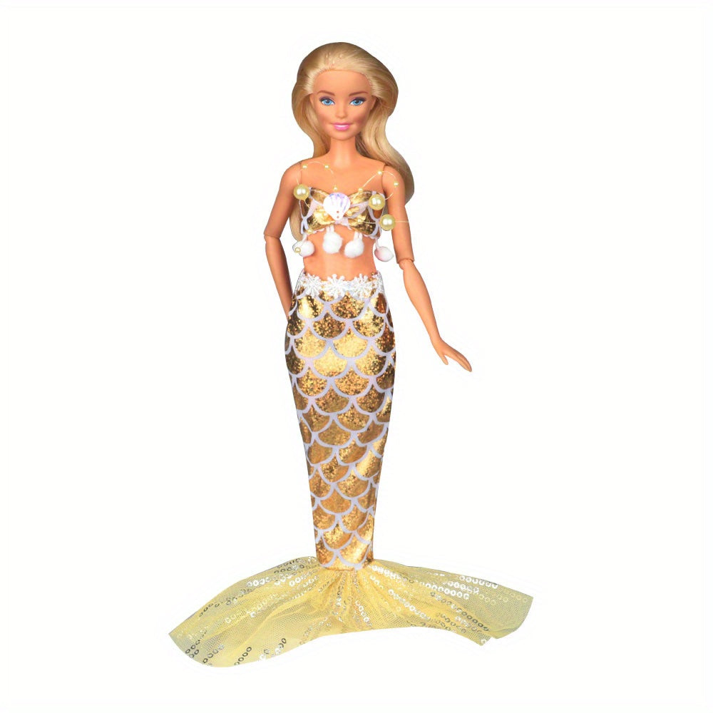 Mermaid Swimsuits For Dolls Perfect Summer Gift For Girls