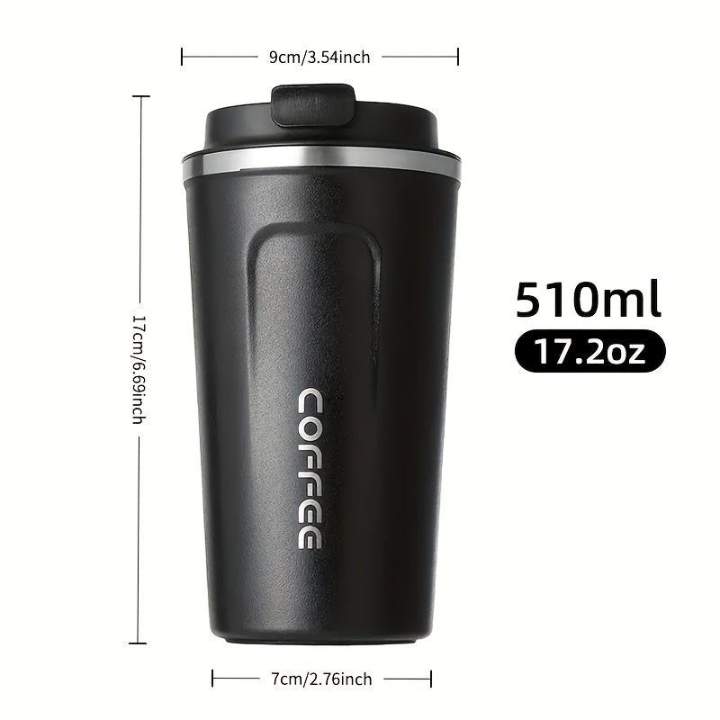 17 Oz Double Walled Stainless Steel Coffee Mug