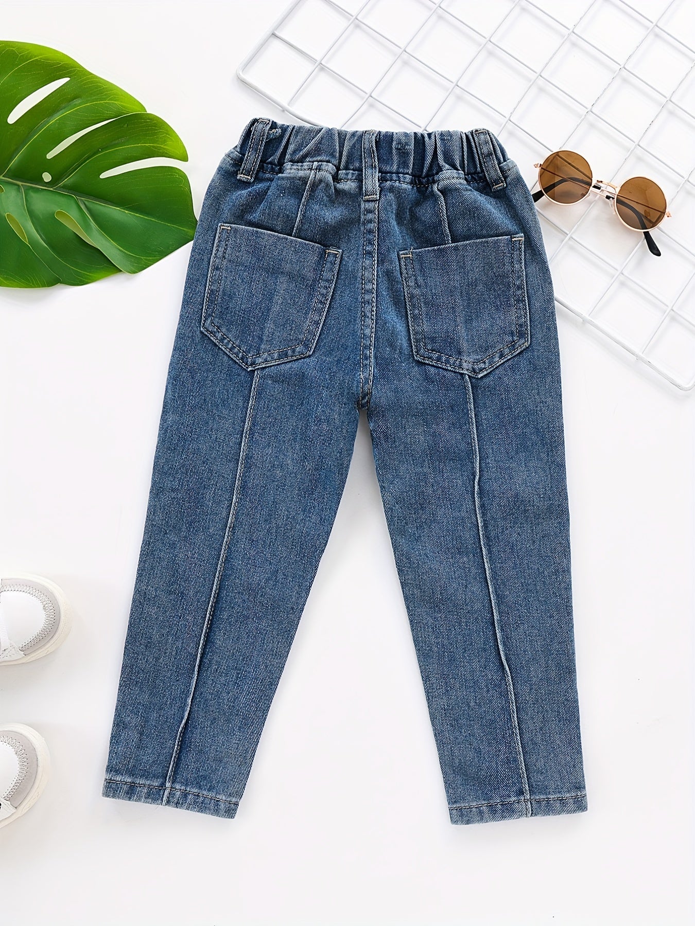 Boys Denim Long Pants with Pocket for Spring/Autumn