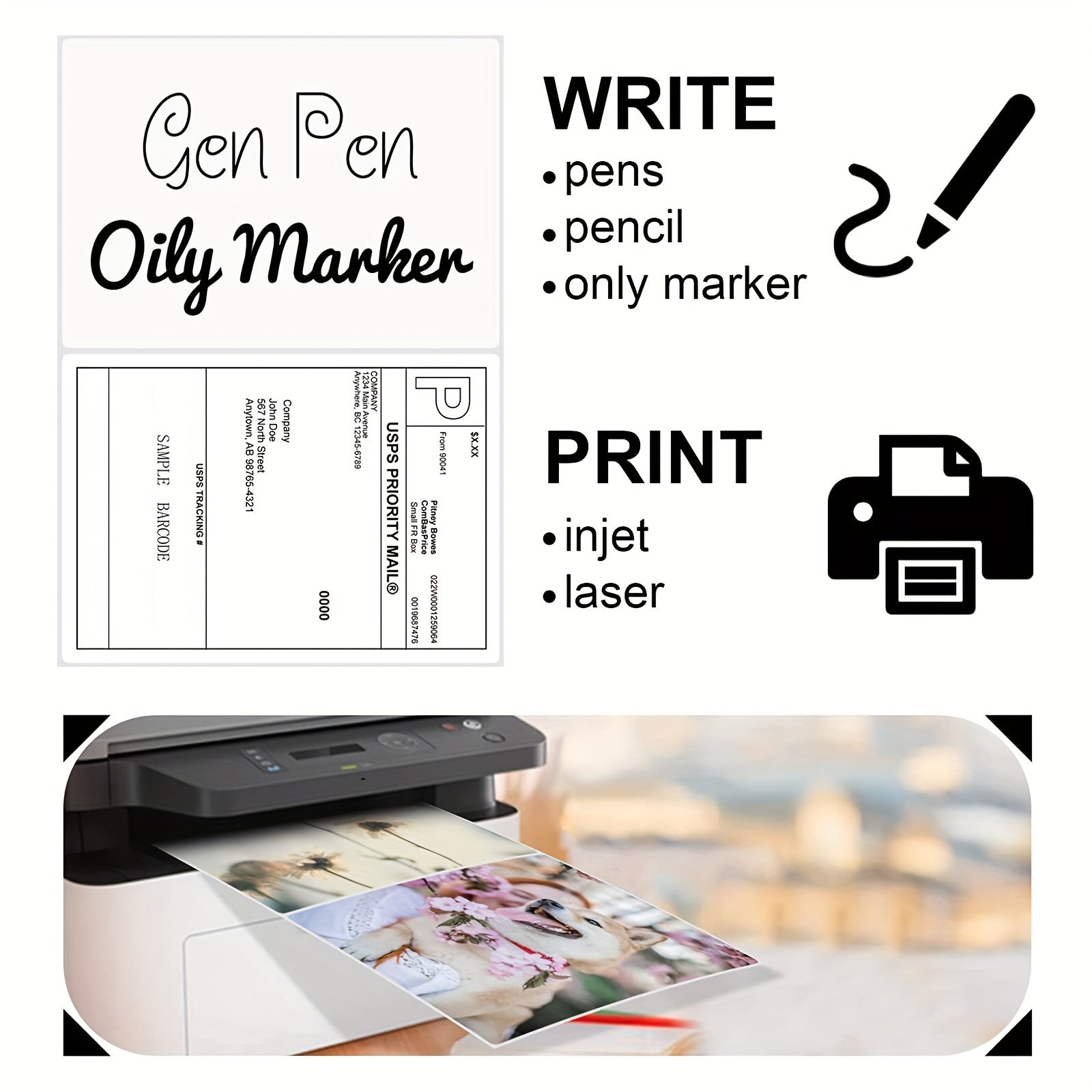 100 Labels 21 X 13 Address Labels Self Adhesive Mailing Labels