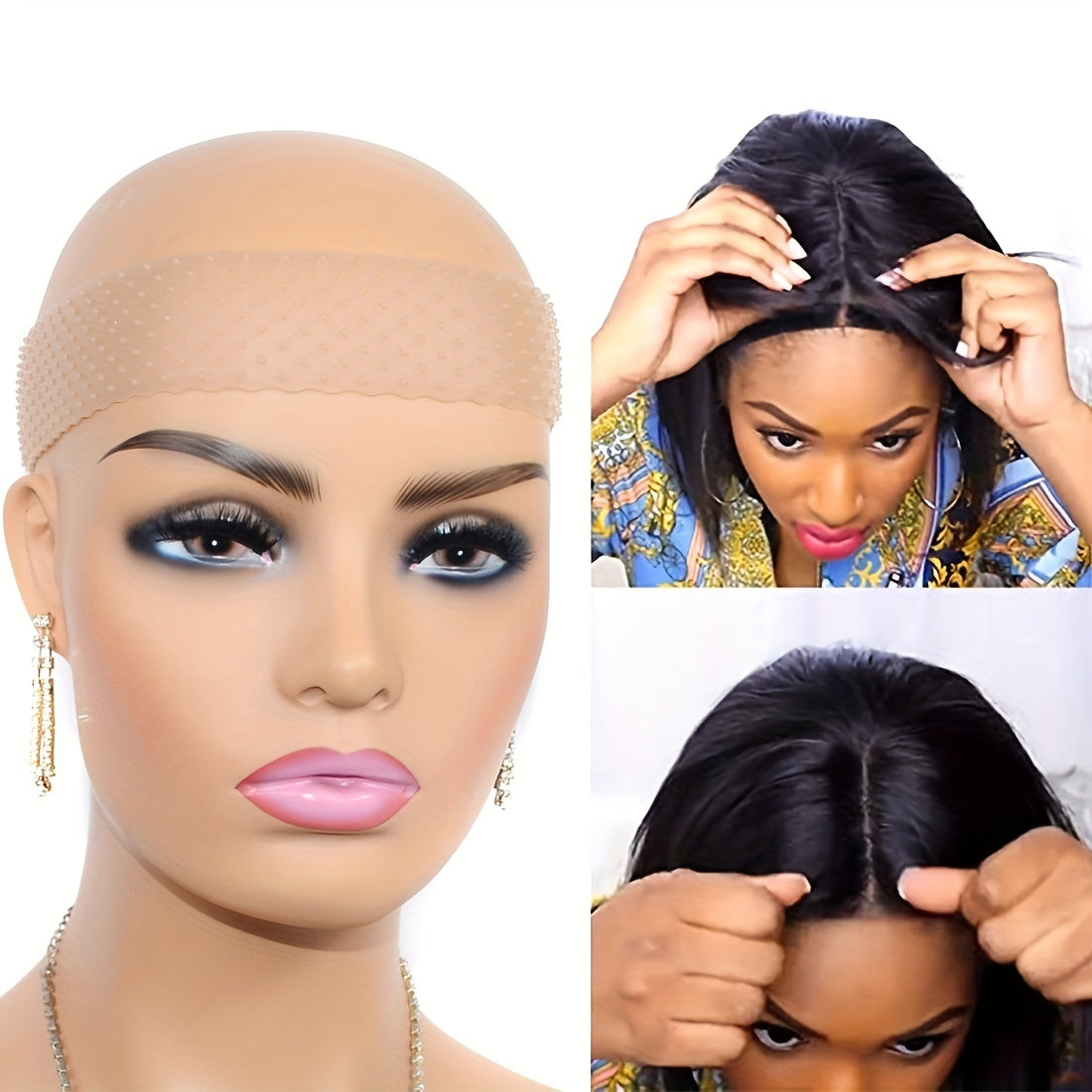 Silicone Wig Grip Band Non Slip Transparent Natural Grip Headbands
