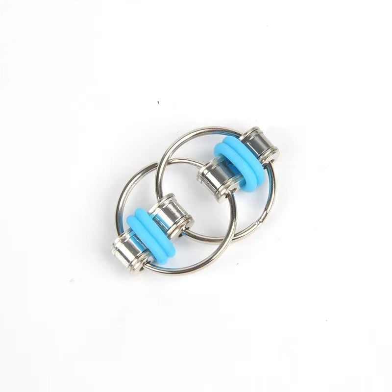 Metal Key Chain Decompression Chain Fidget Cube Vent Toy