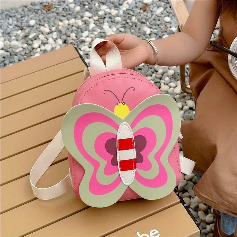 Sweet Girls Butterfly Shape Backpack for Kindergarten Students