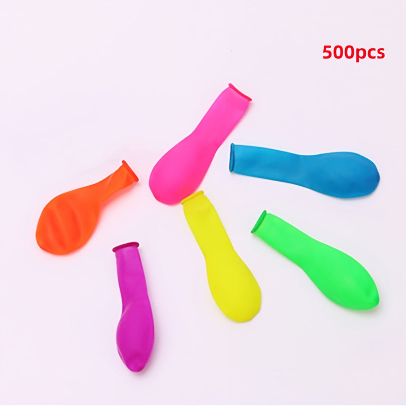 500 Colorful Latex Water Balloons for Summer Parties