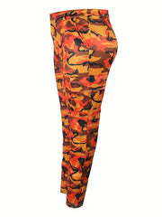  Y2K Cargo Pants Women's Plus Cargo Print High Rise