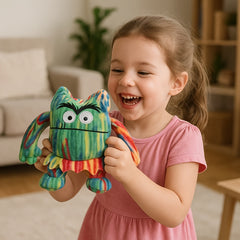 Mood Monster Plush Toy Soft Fabric Stuffed Animal Doll