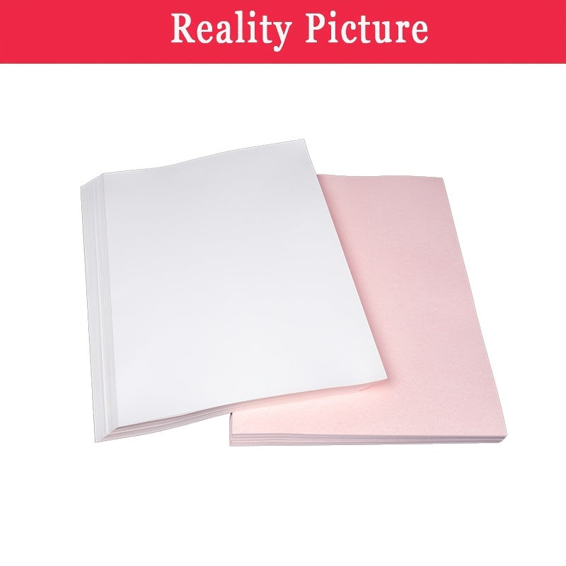 50 Sheets Iron On Heat Transfer Paper DIY Sublimation Non Cotton Clothes