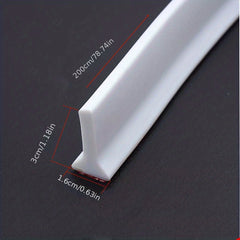 Soft Bathroom Water Stop Strip Dry/Wet Separation Blocker