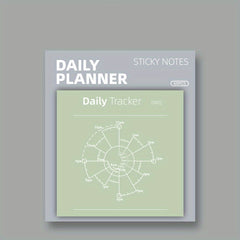 1pc 60 Sheets Sticky Notes Weekly Plans Daily Tracker Month Challenge Memo Pads