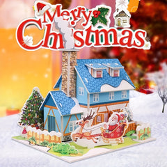 3D Jigsaw Puzzle Model Assembled House Room DIY Christmas Halloween Gift