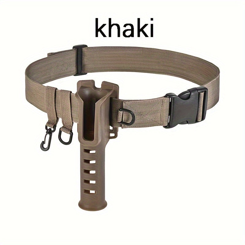 Fishing Rod Belt Waist Hanging Holder for Rod Inserting Device
