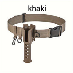 Fishing Rod Belt Waist Hanging Holder for Rod Inserting Device