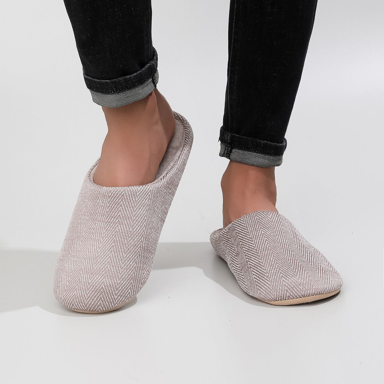 Men's Cozy Indoor Slippers with Plush Lining