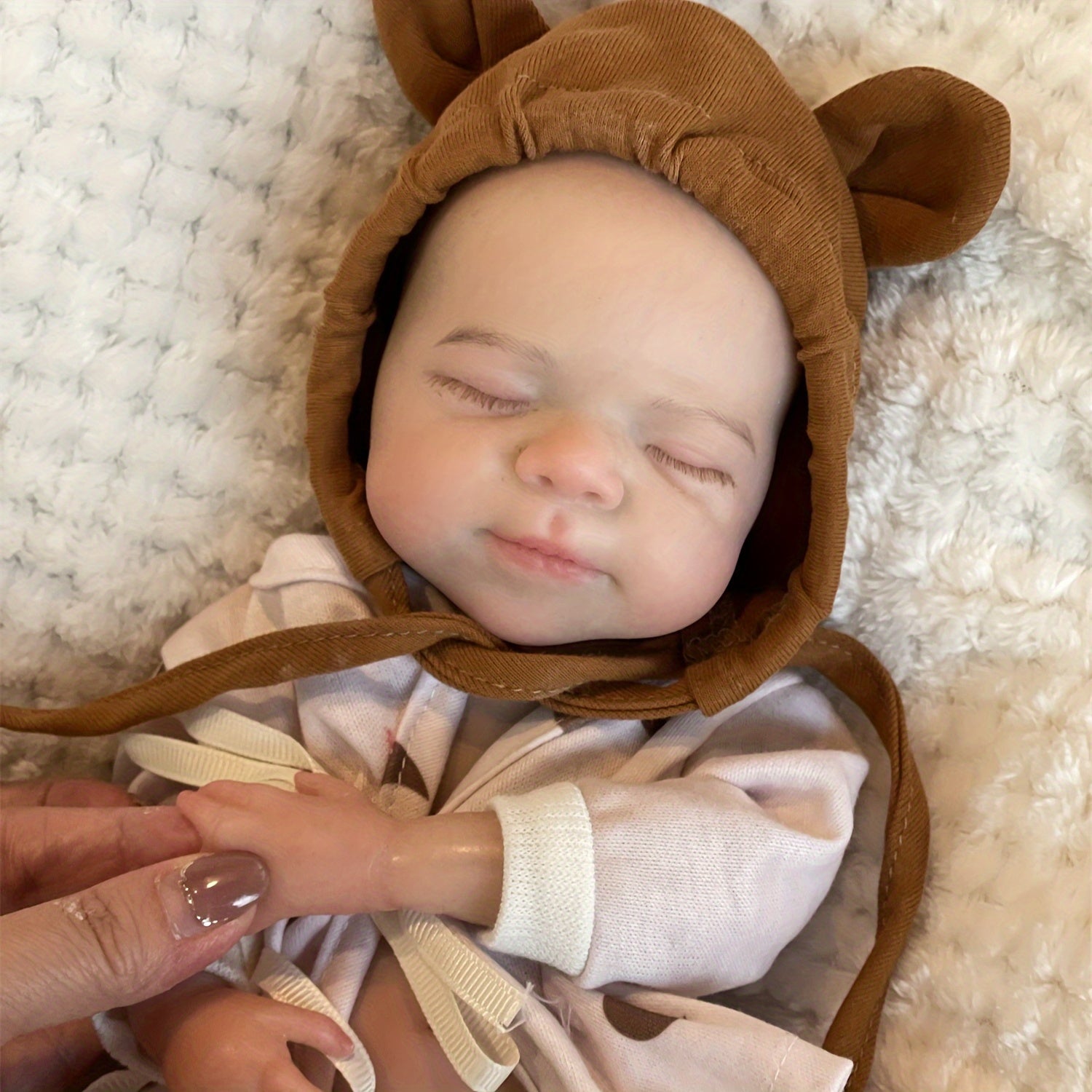 Waterproof Pascale Solid Silicone Reborn Girl Doll with Outfits