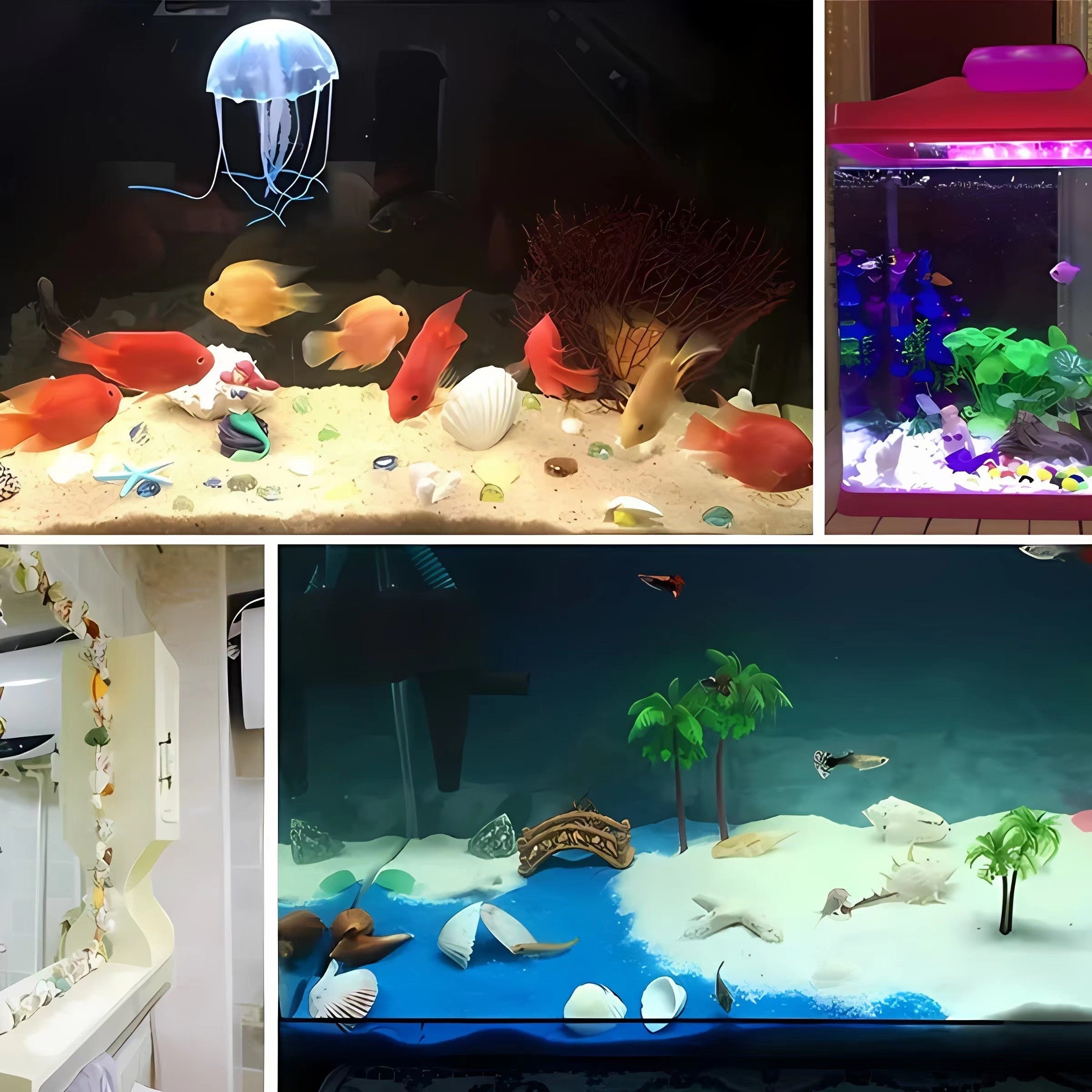 150g Shell Conch Fish Tank Aquarium Ornaments
