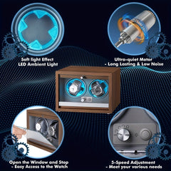 Automatic Mechanical Watch Rotator Anti-magnetic Box