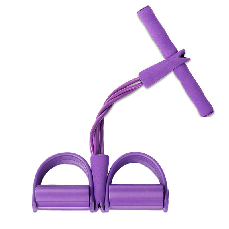 Latex Yoga Pedal Puller Resistance Band for Home Gym Arm Waist Training