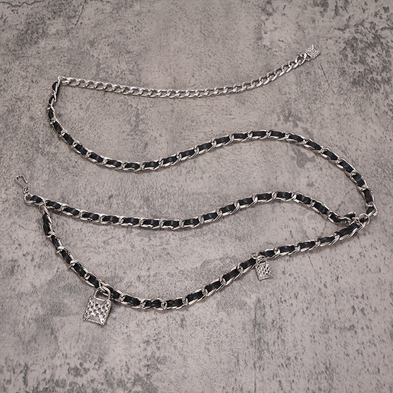 Chain Belt Women's Waist Chain Accessories for Skirt Shirt Pants