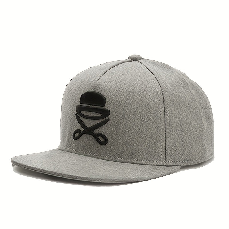 Scissors Print Hat Men's Hip Hop Hat Snapback Golf Hat