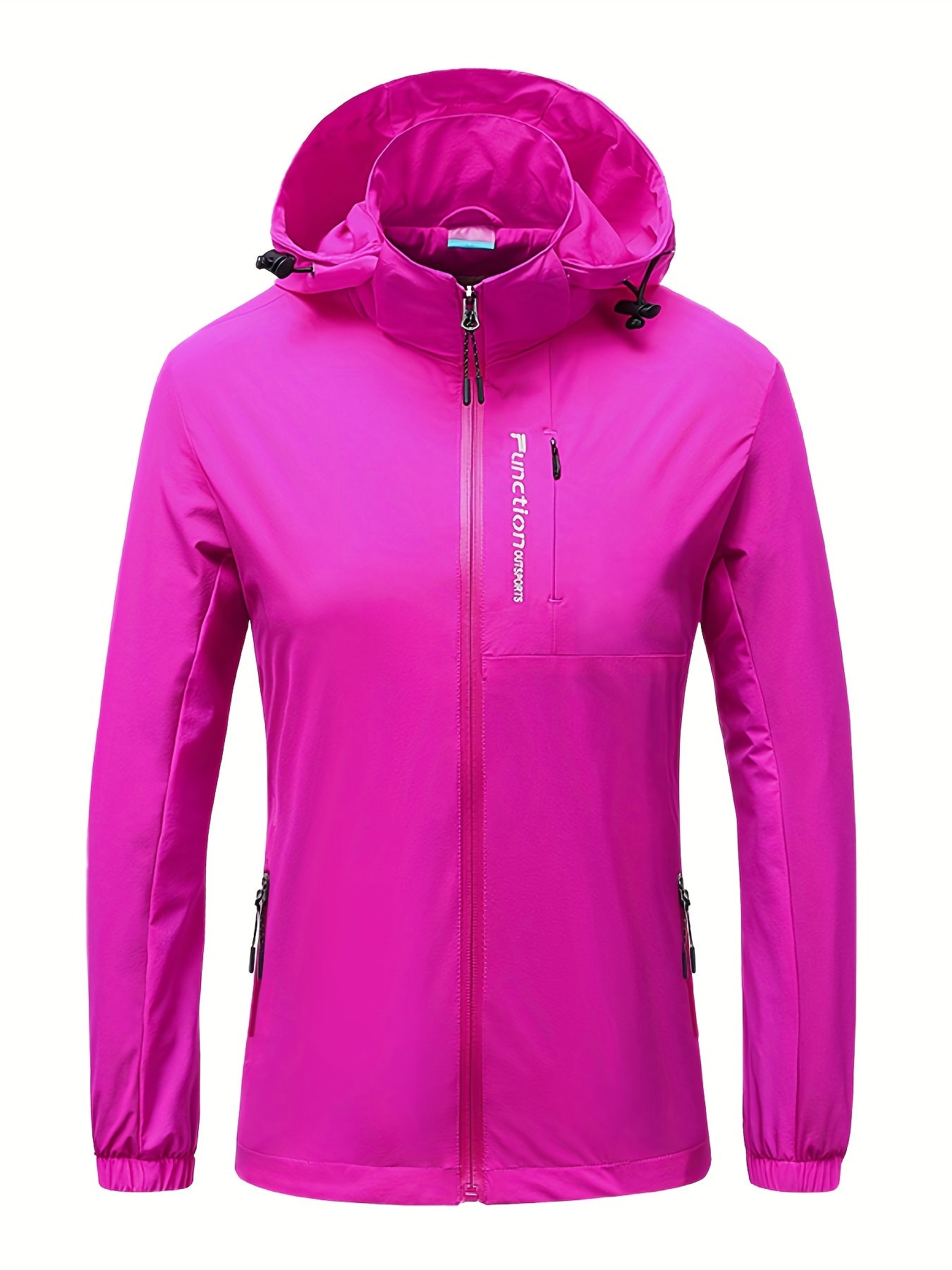 Women's Waterproof Windproof Punch Jacket for Outdoor Sports and Mountaineering