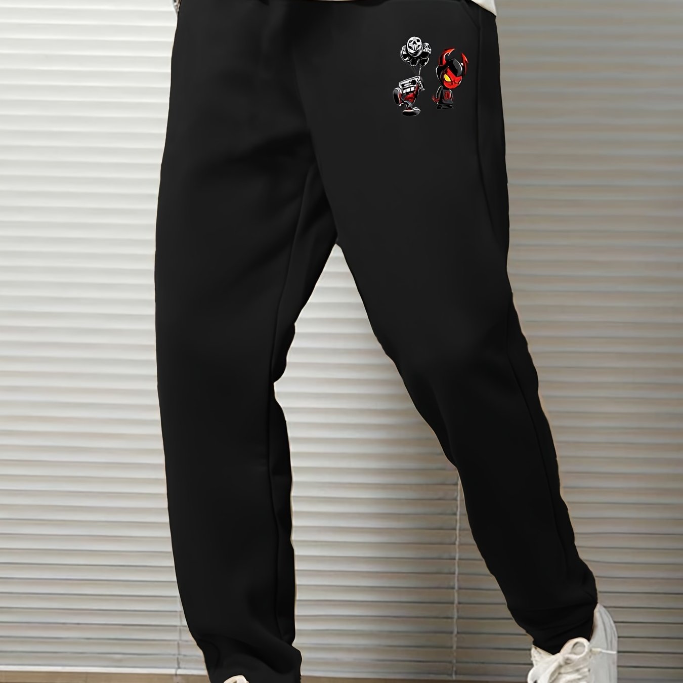 Men's Cartoon Print Sports Pants