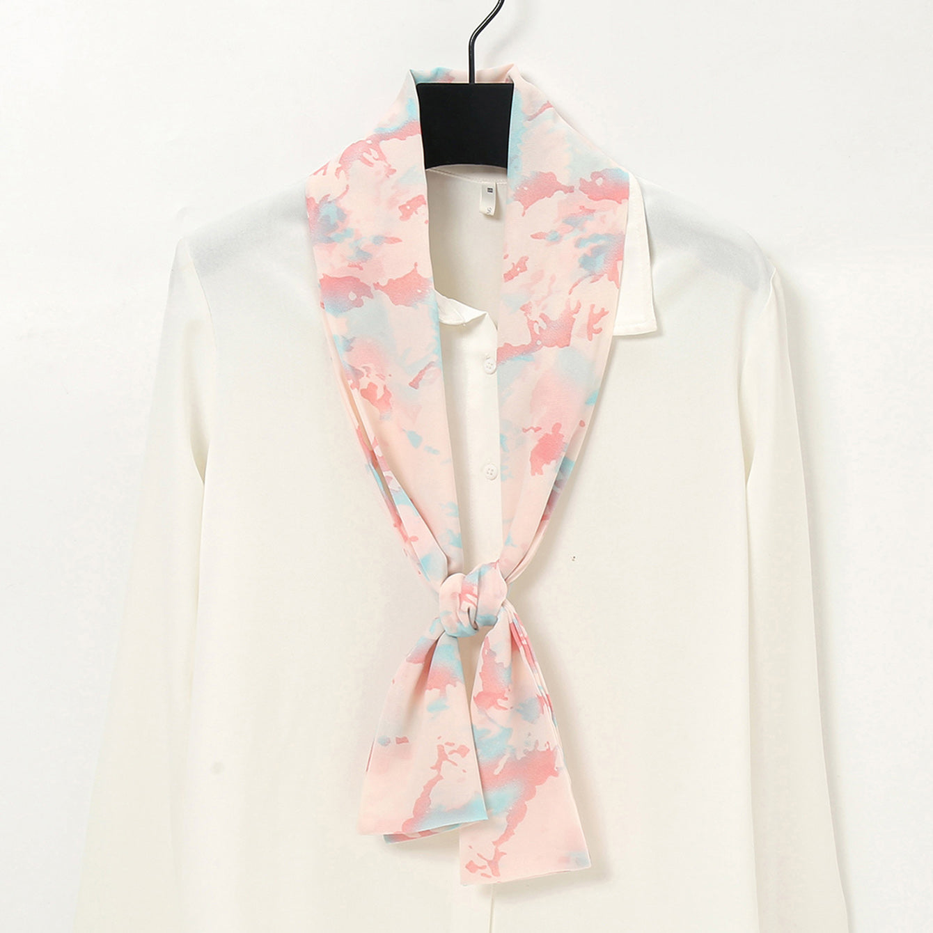 Chiffon Sunscreen Scarf Fall Winter Ladies Warm Printing Soft Silk Scarf