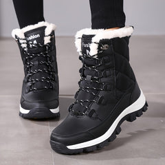Women's Snow Boots Warm High Top Hiking Boots