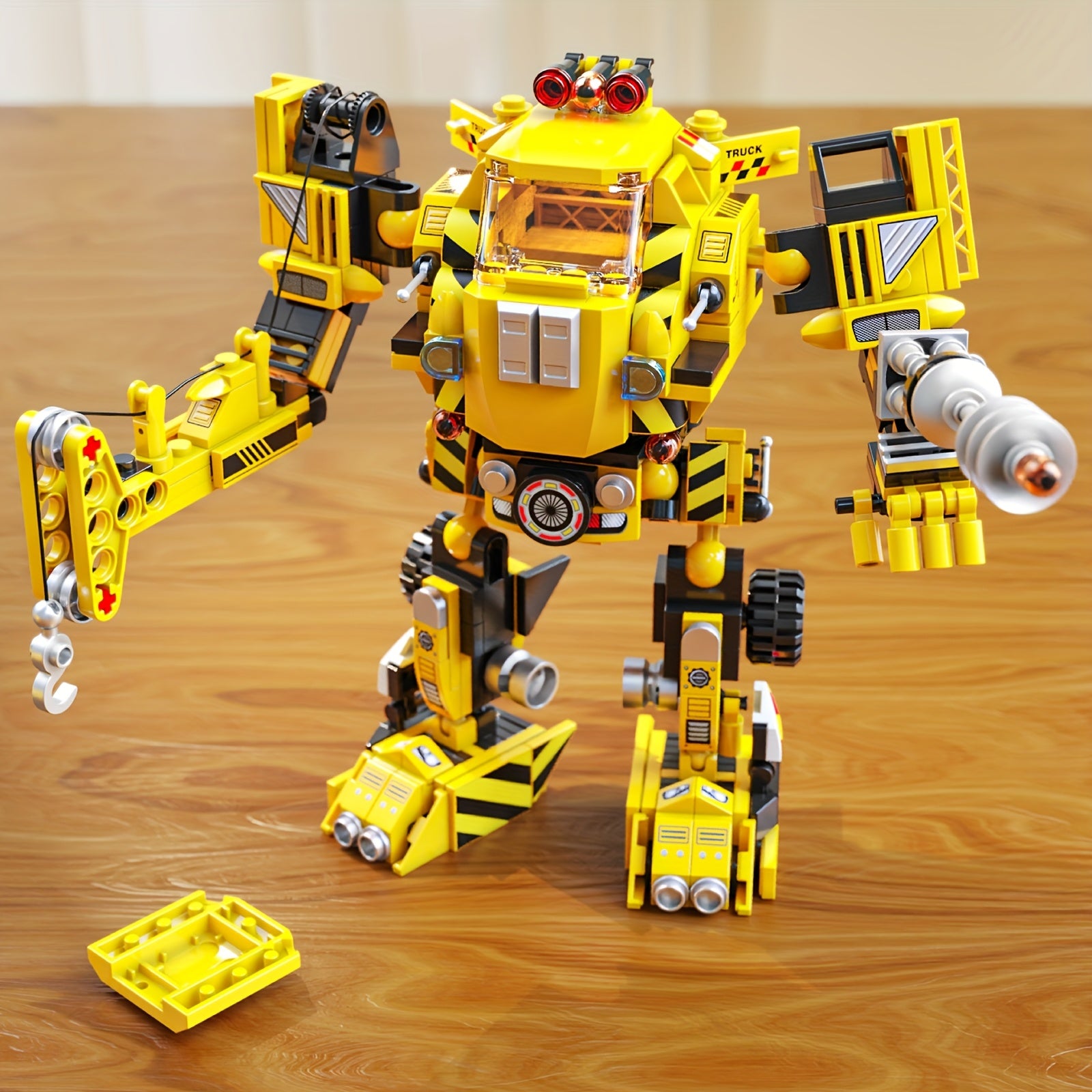 524pcs Jumper Mech Model Building Toy 2 in 1 Building Block Set