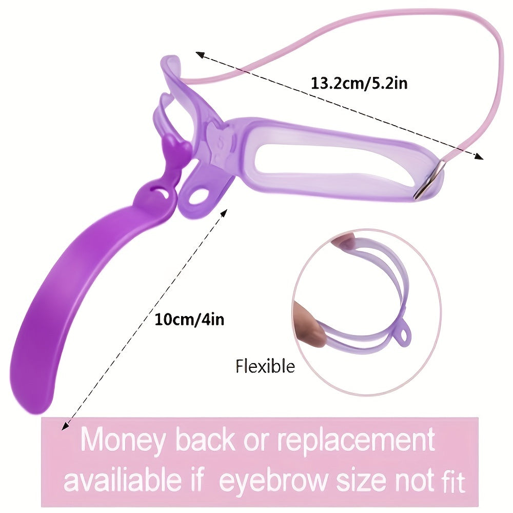Eyebrow Stencils with Handle and Strap 8 Styles for Perfect Shaping