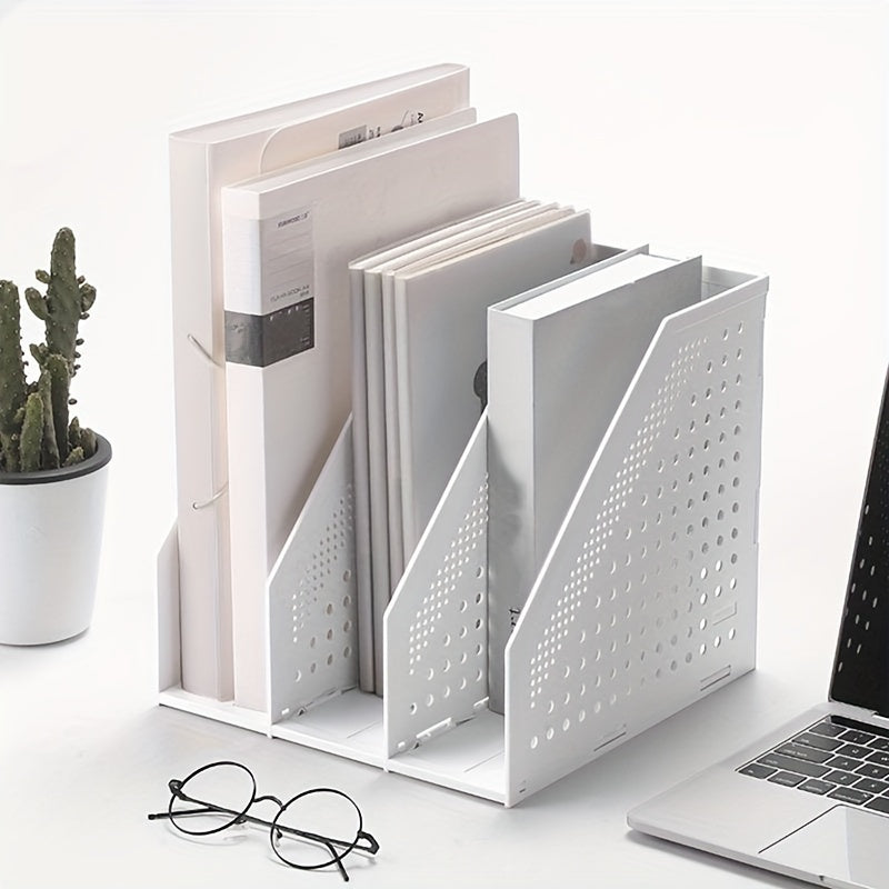 Desktop Book Storage Organizer for Classifying Books and Documents