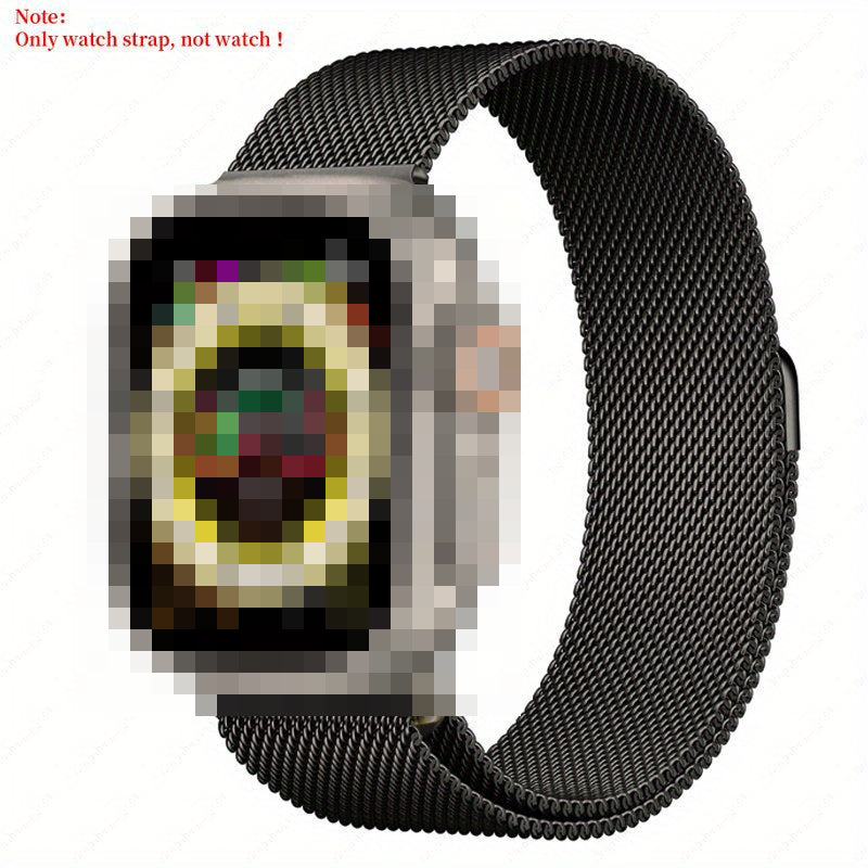 Magnetic Steel Bracelet with Strap