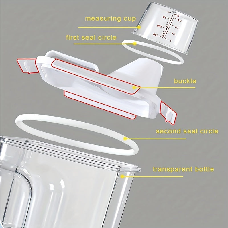 Laundry Detergent Storage Box with Lid Large Capacity Handheld Waterproof Labels