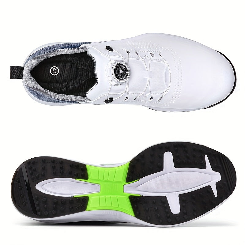 Men's Non-Slip Golf Shoes with Rotary Buckle