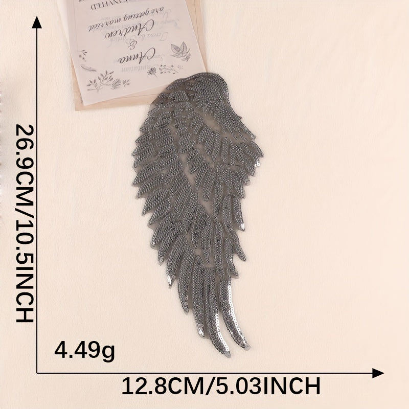4pcs Wings Embroidery DIY Patch Decorative Accessories for Clothes Backpack Hat