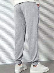Anime Monster Print Men's Sports Pants Drawstring Joggers