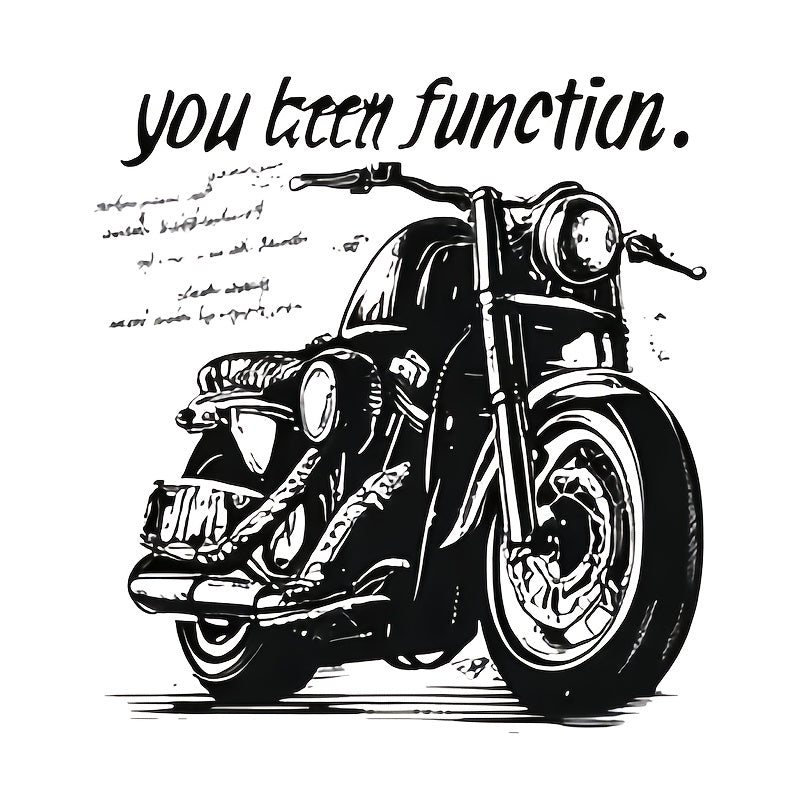 Vintage Motorcycle Iron On Transfer Decal - DIY T Shirts & More