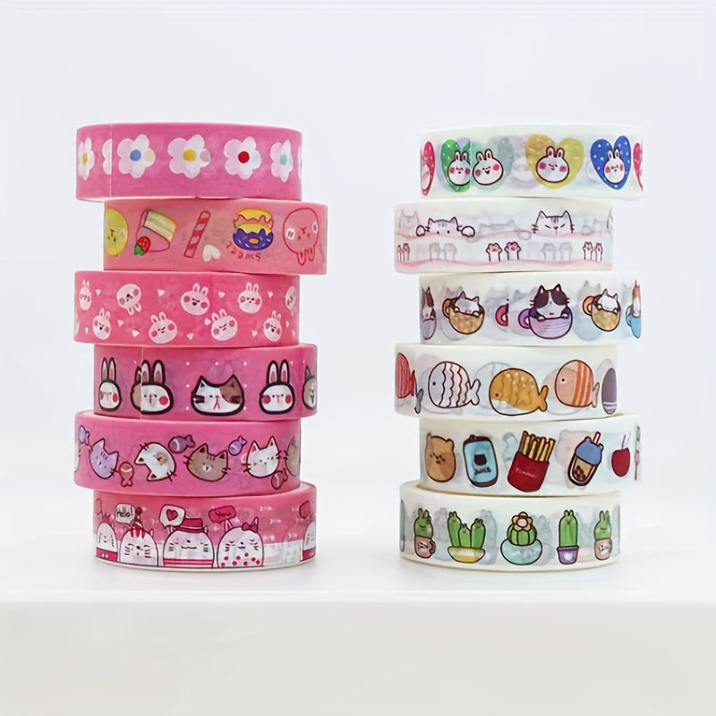 12pcs Pretty Masking Tape for Thanksgiving Scrapbooking